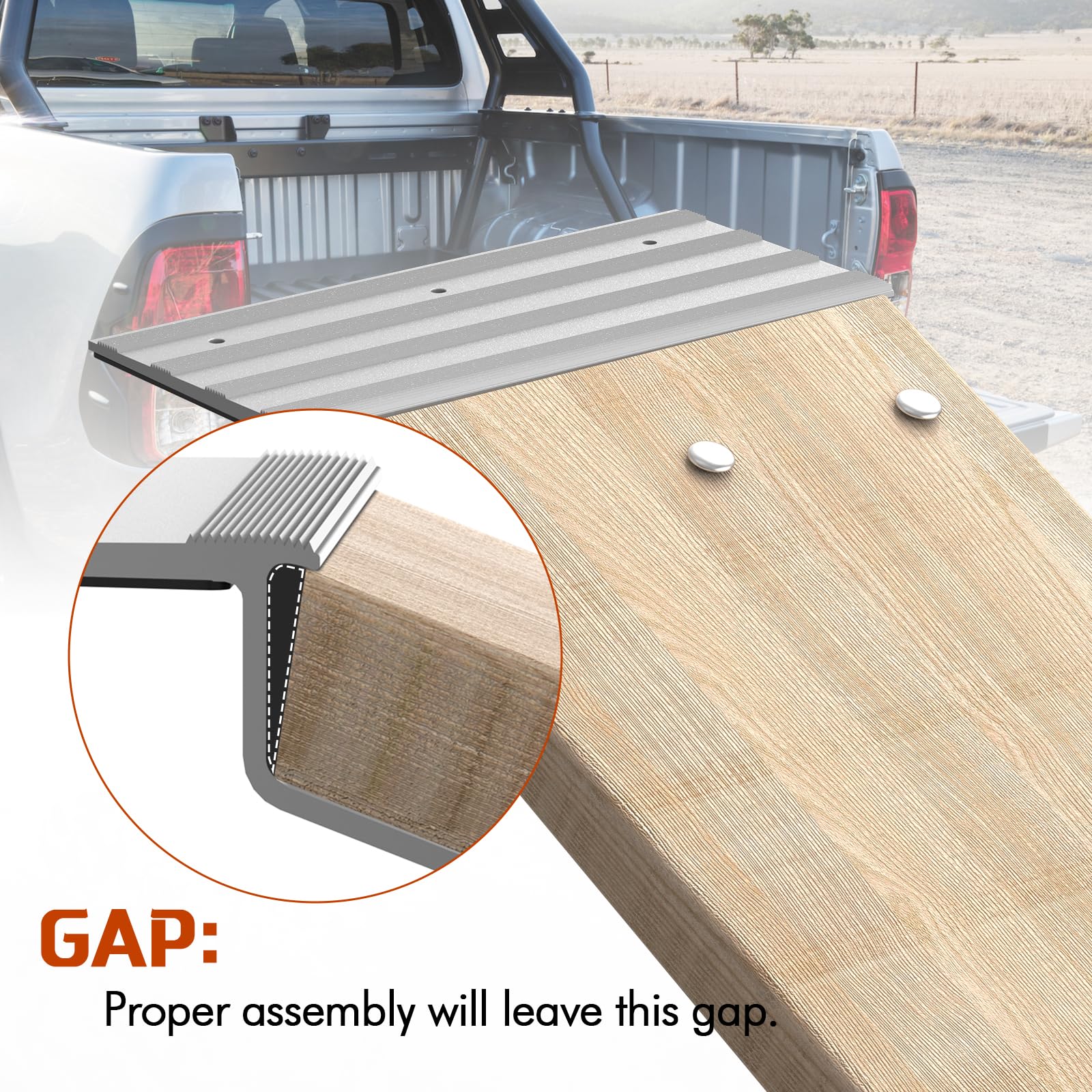 Vehicle Heavy Equipment - Anti-Slip Loading Ramp Kit for Outdoor