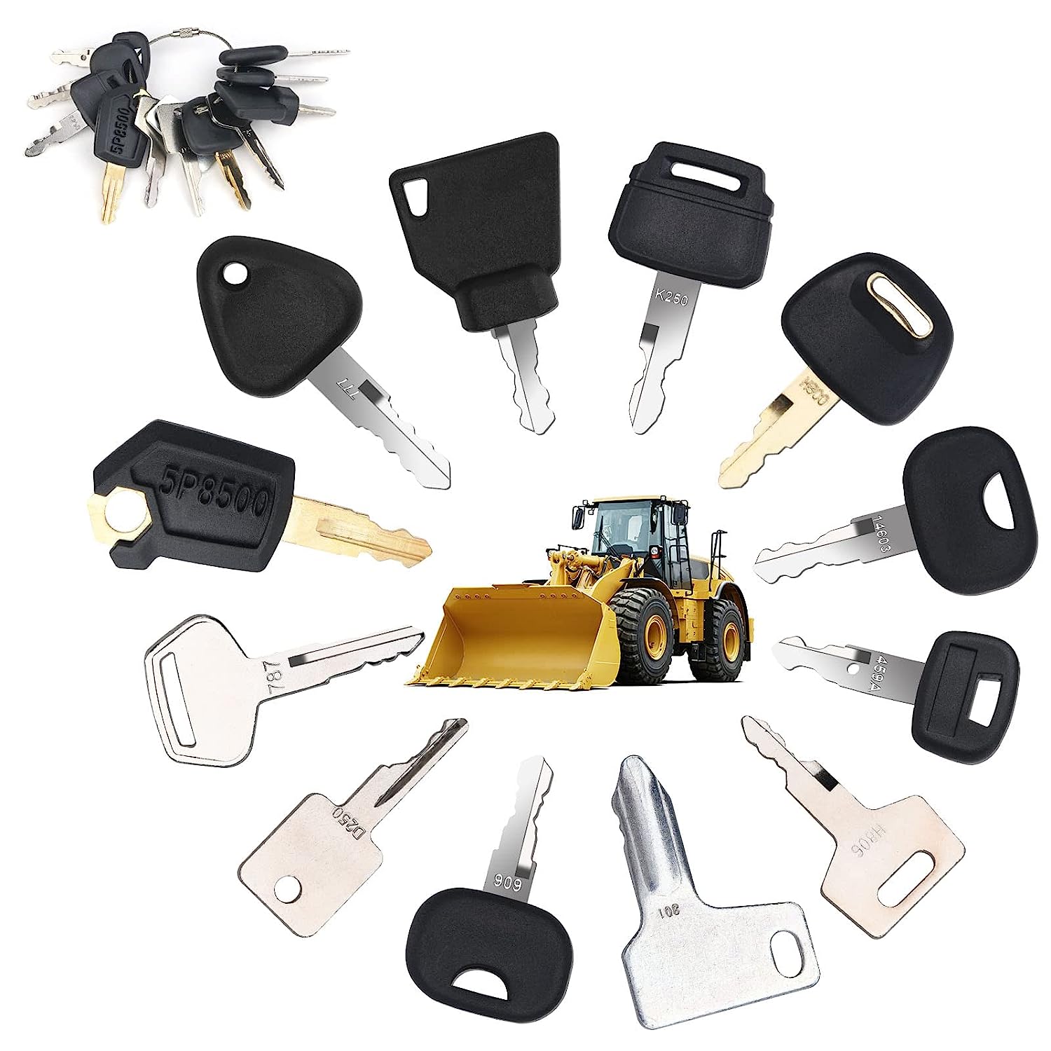 Heavy Equipment Hitachi - 12 Keys Heavy Equipment Construction Ignition