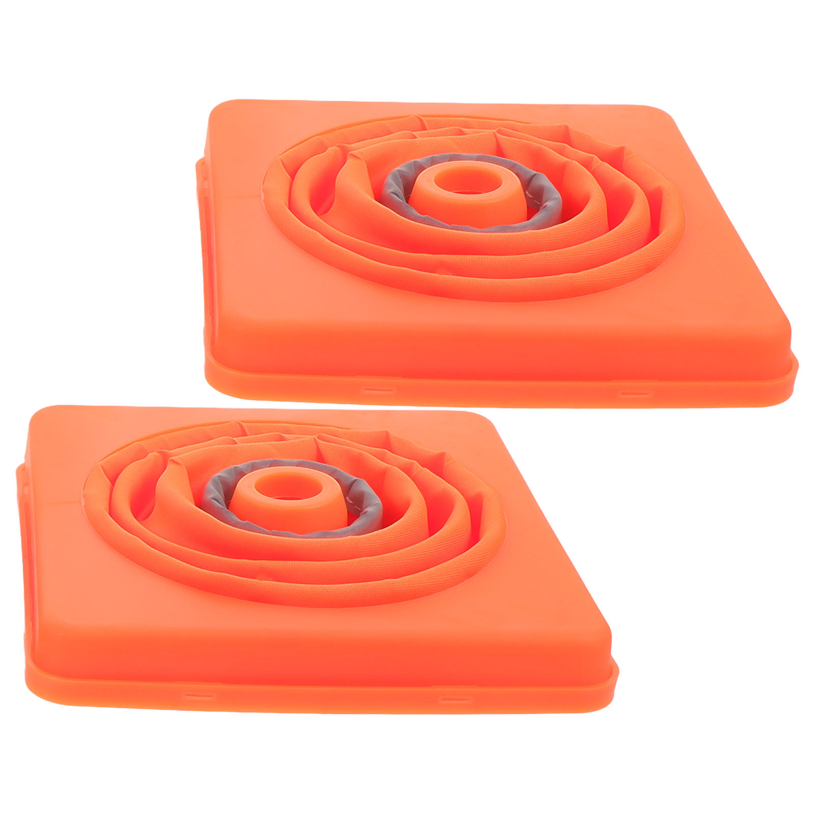 Road Traffic Cone - 2Pcs Collapsible Traffic Safety Cone Bright