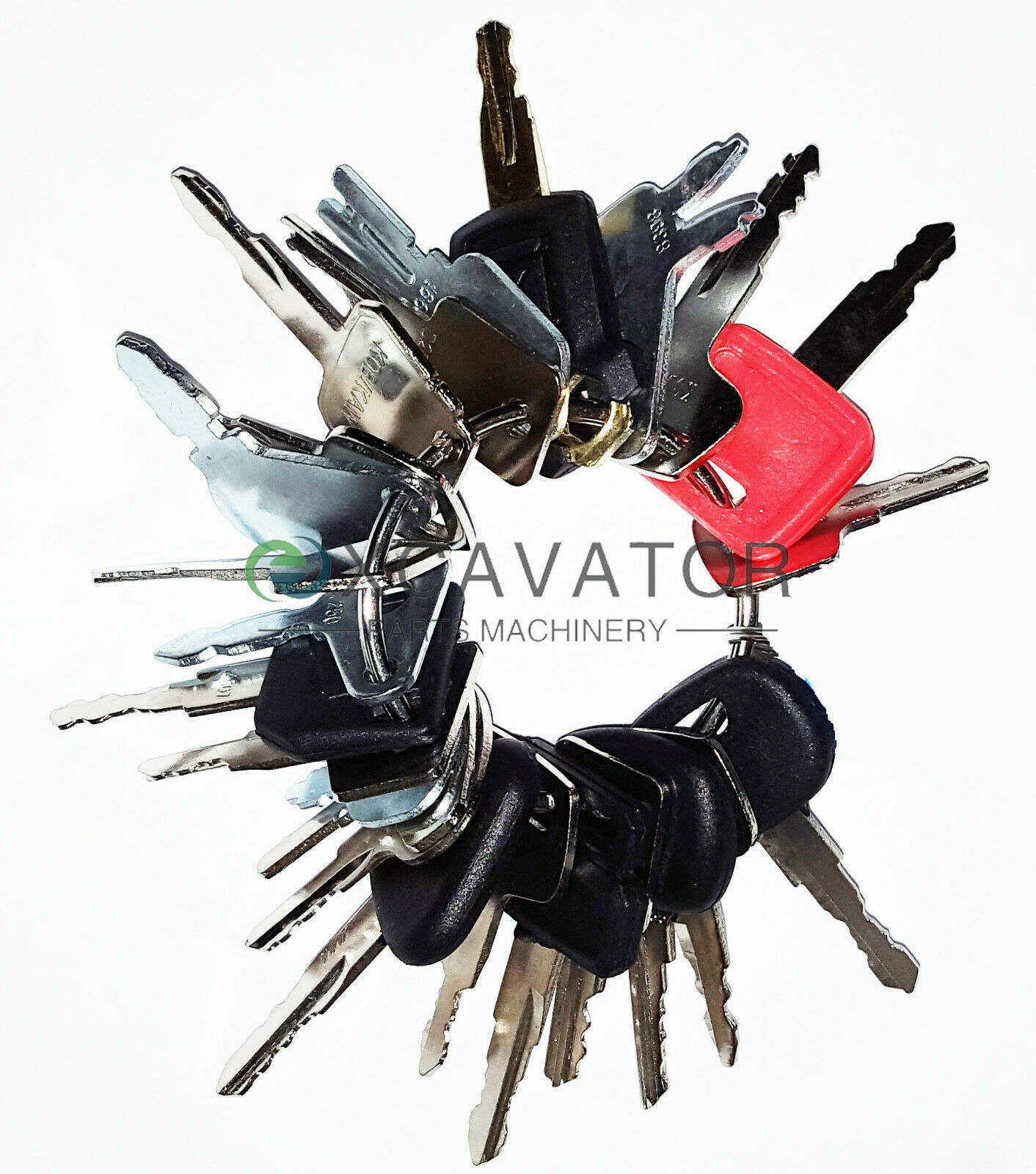 Heavy Equipment Komatsu - 23 Keys Heavy Equipment Construction Ignition