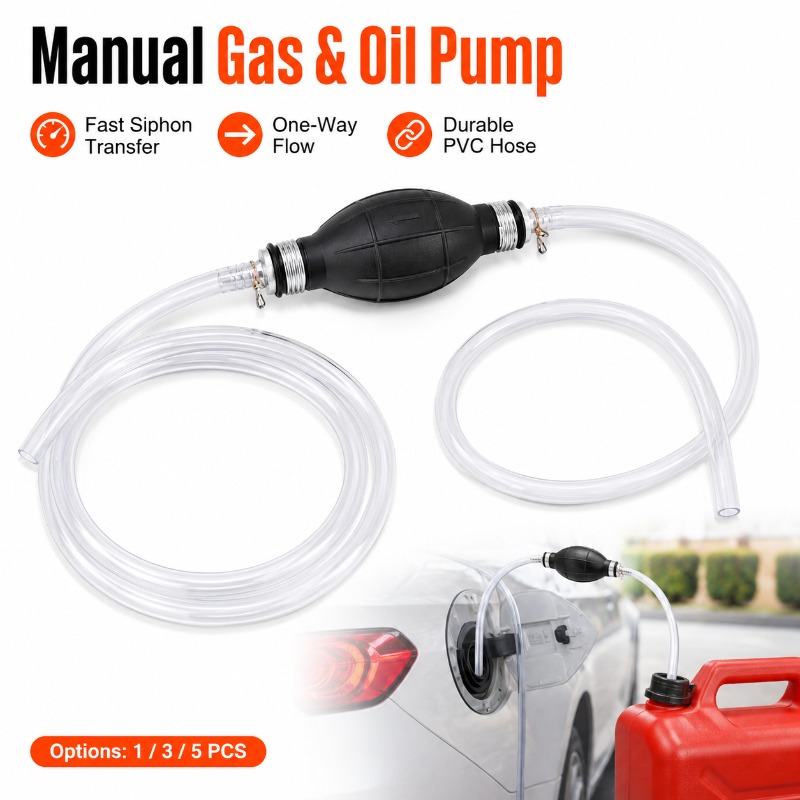 1/3/5PCS 2M Hand Siphon Pump M - đánh giá và giá Diesel Water Pump