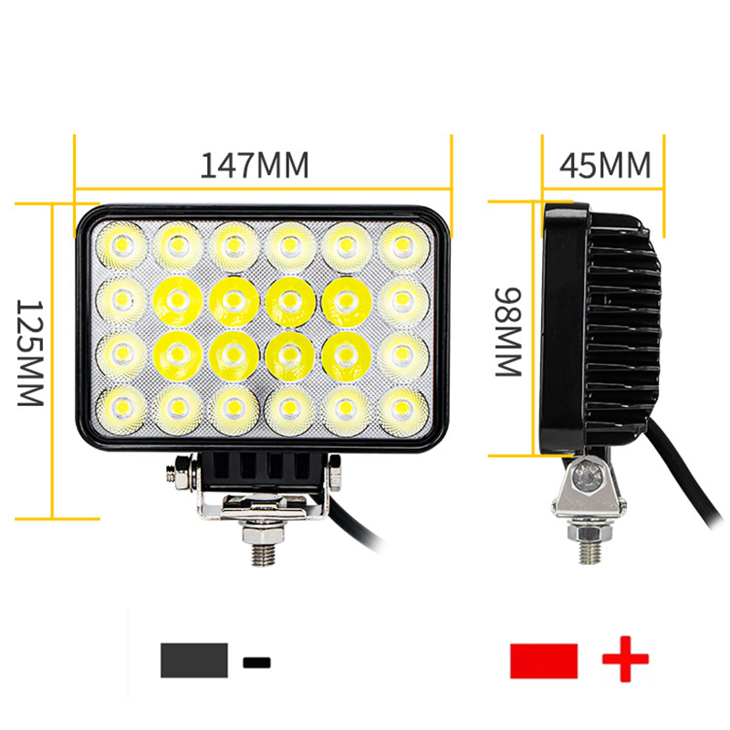 1PC 72W Vehicle Driving Light  - đánh giá và giá Vehicle Heavy Equipment