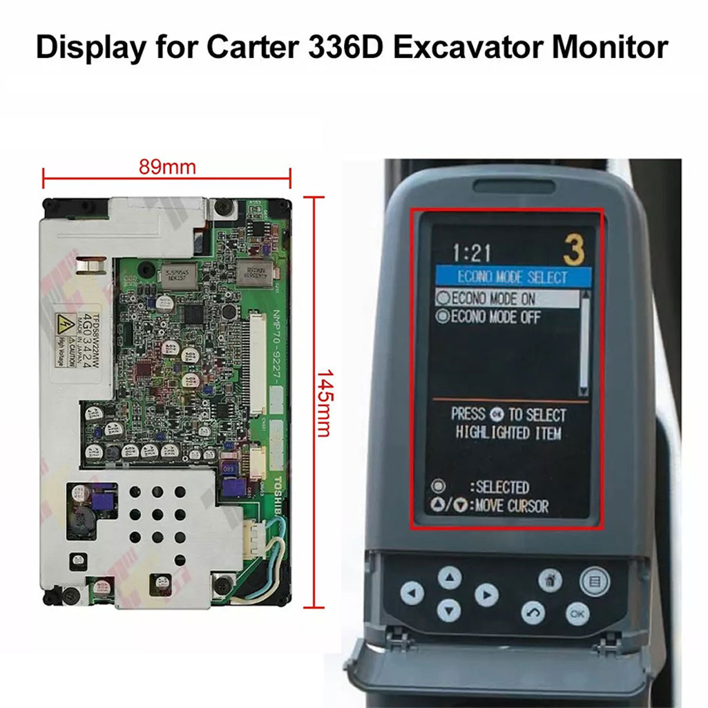 Display For Carter E320 323 33 - đánh giá và giá Heavy Equipment Hitachi