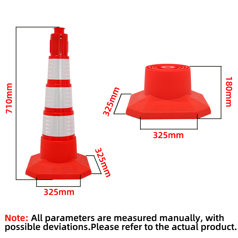 Foldable High Gloss Reflective - đánh giá và giá Road Traffic Cone