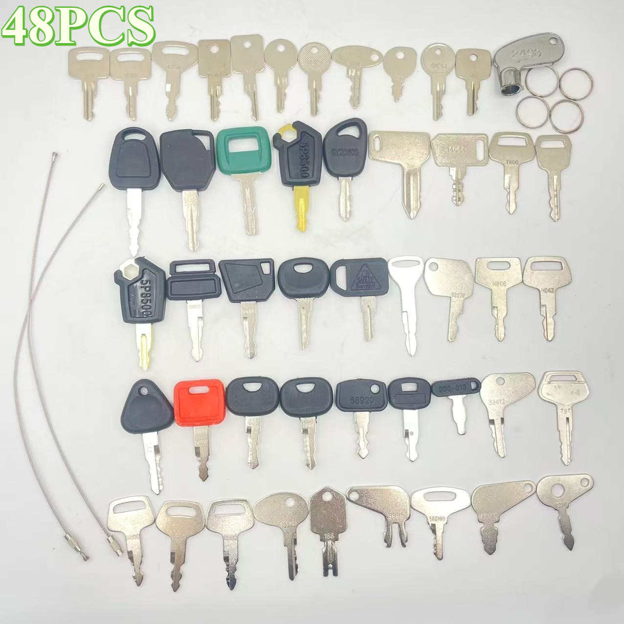48PCS Heavy Equipment Keys Set - đánh giá và giá Heavy Equipment Komatsu
