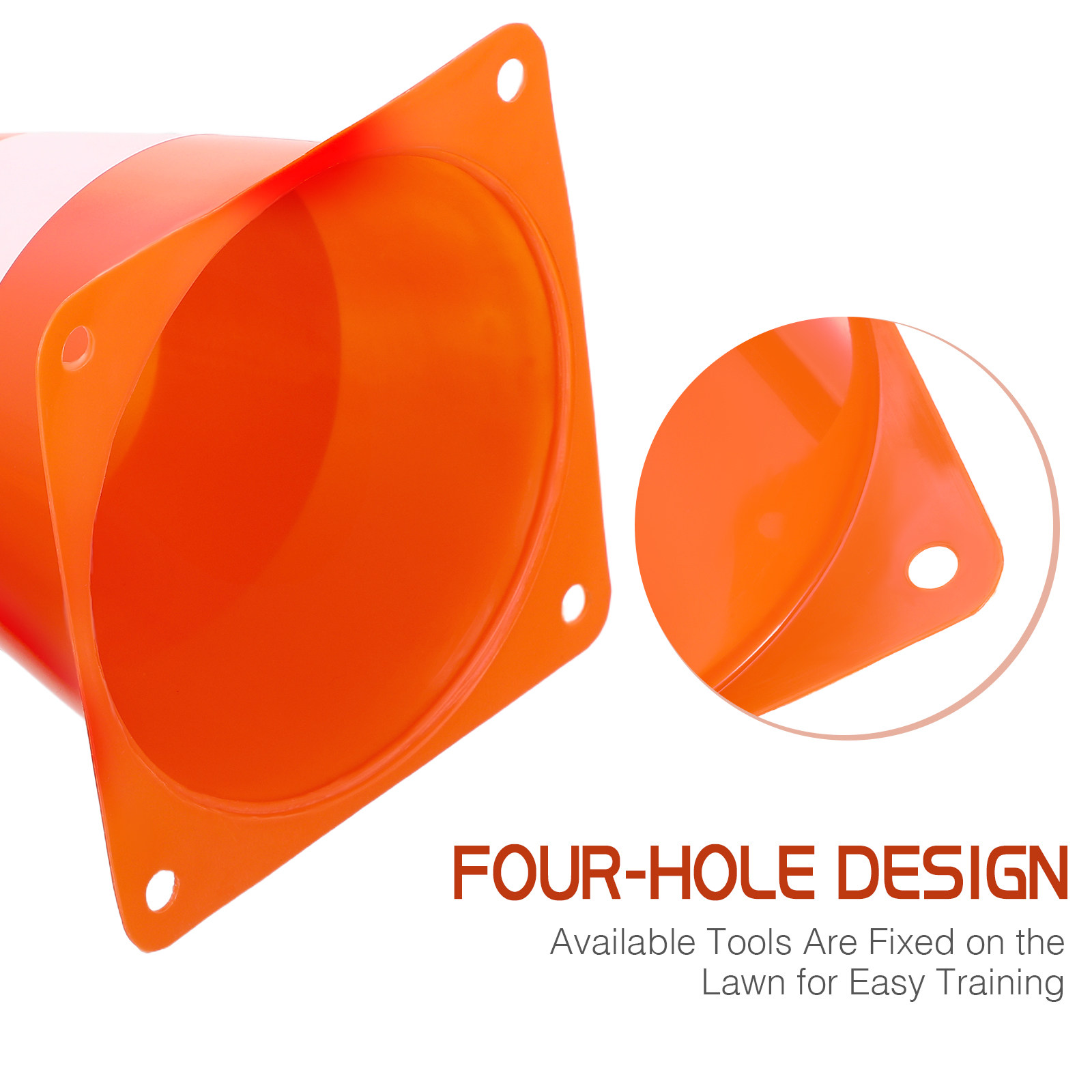 6Pcs Traffic Cones Stackable L - đánh giá và giá Road Traffic Cone