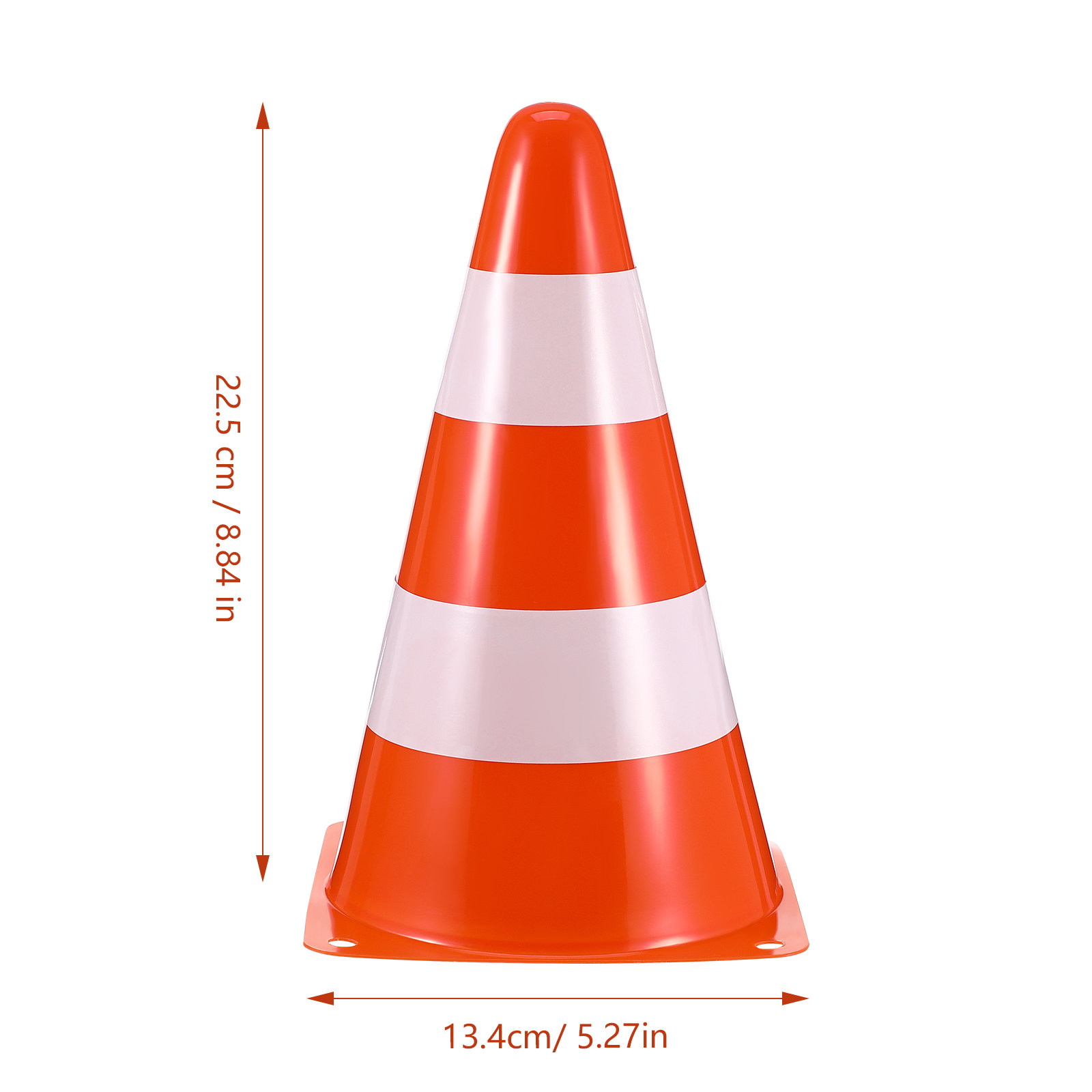 6Pcs Traffic Cones Stackable L - đánh giá và giá Road Traffic Cone