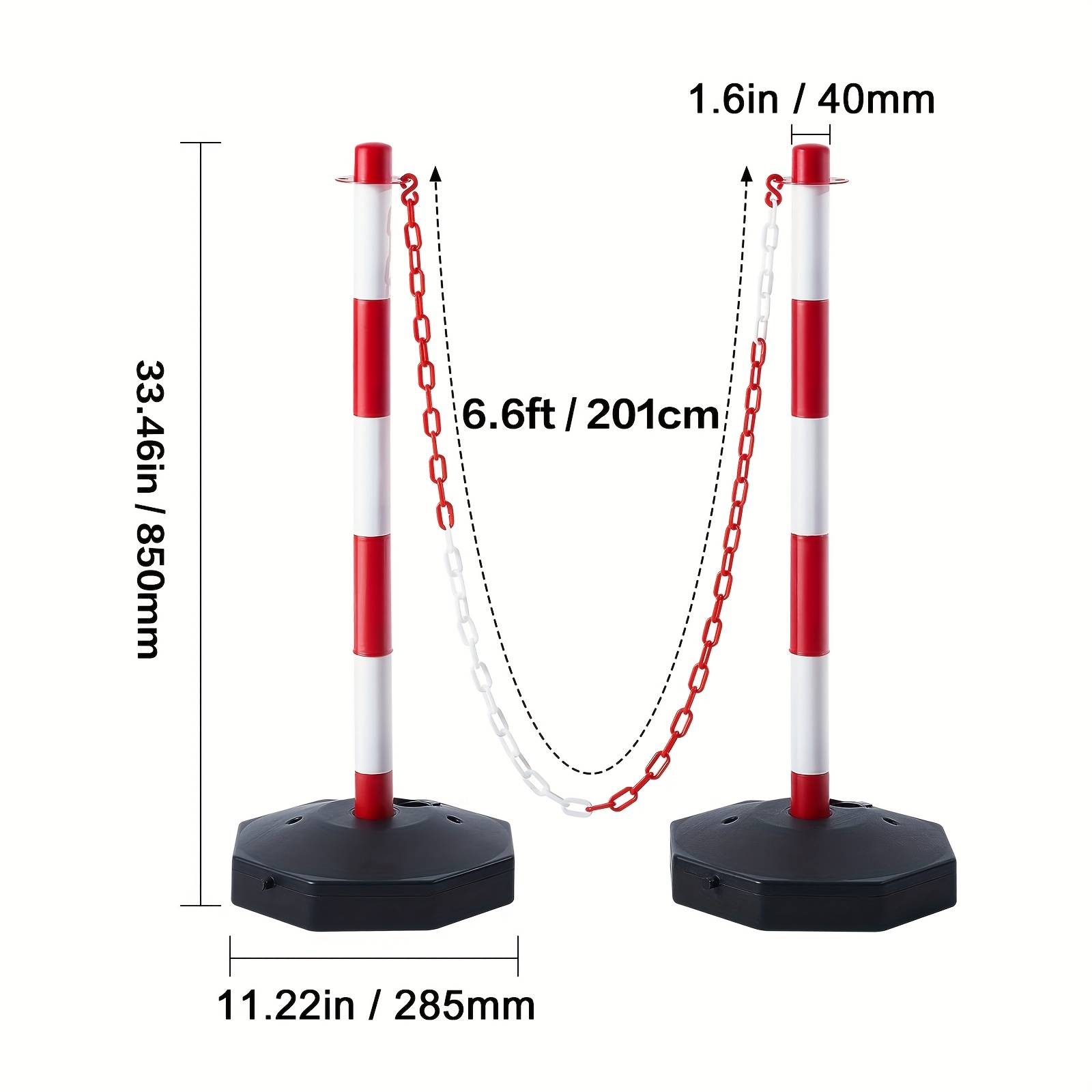 6 Pieces of Traffic Marking Wa - đánh giá và giá Road Traffic Cone