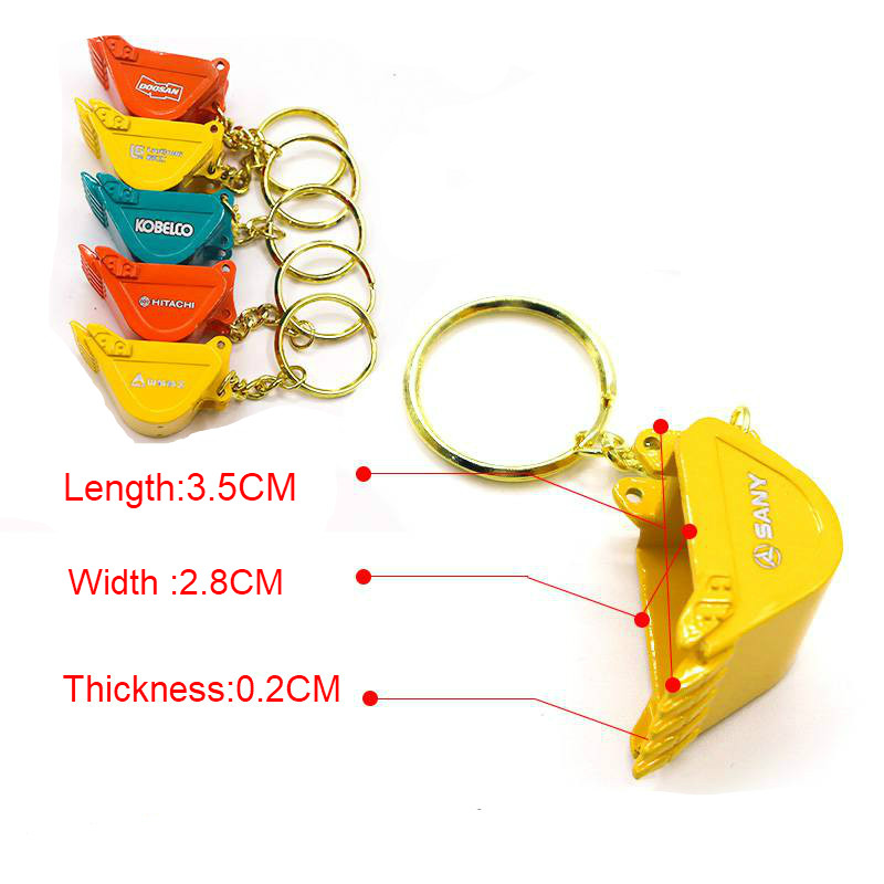 20PCS Alloy Bucket Key Chain f - đánh giá và giá Heavy Equipment Hitachi