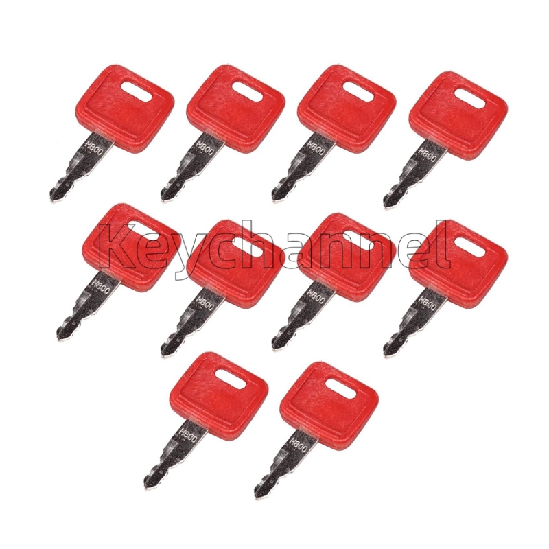 keychannel 10pcs/lot Red Heavy - đánh giá và giá Heavy Equipment Hitachi