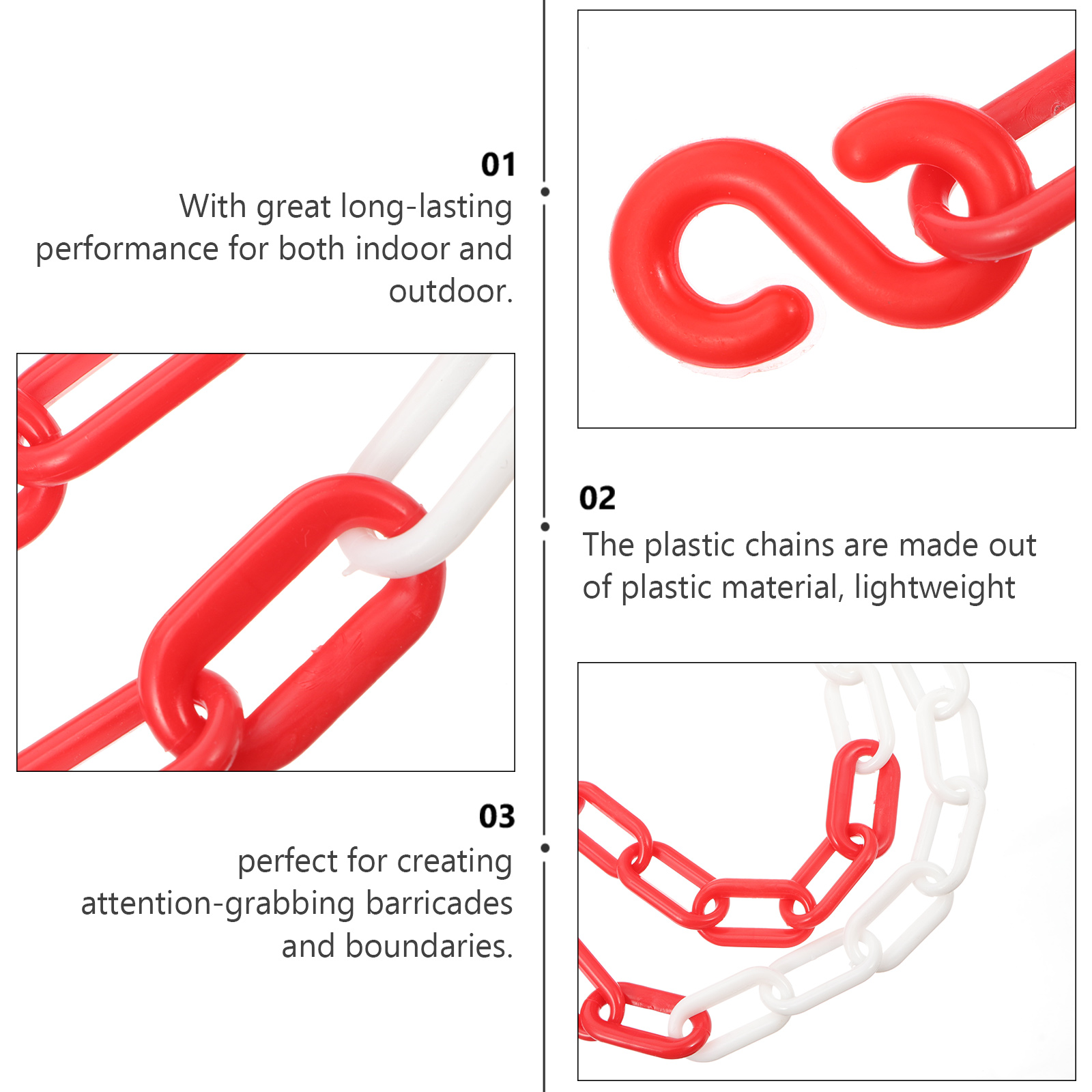 5M Plastic Safety Chain Road C - đánh giá và giá Road Traffic Cone